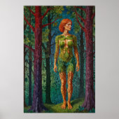 “Viridra's Portret” - Aderen van het Bladerdak Poster (Voorkant)
