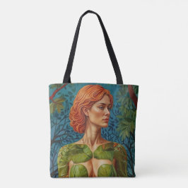 “Viridra's Portret” -  Aderen van het Bladerdak    Tote Bag
