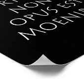 Viris fortibus non opus est moenibus poster (Hoek)