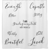 Virmaties houden van uw eigen Inspirerend prijsopg Douchegordijn (Voorkant)