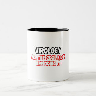 Virologie...Koel Kinder Tweekleurige Koffiemok