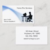 Virtual Assistant-Visitekaartje Visitekaartje (Voorkant / Achterkant)