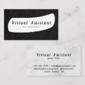 Virtual Assistant-Visitekaartje Visitekaartje (Voorkant / Achterkant)
