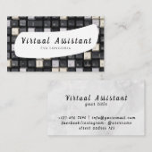 Virtual Assistant-Visitekaartje Visitekaartje (Voorkant / Achterkant)