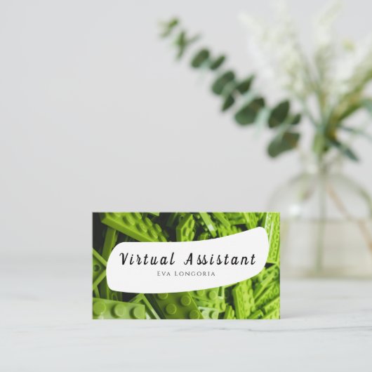 Virtual Assistant-Visitekaartje Visitekaartje (Staand voorkant)