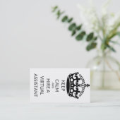 Virtual Assistant-Visitekaartjes - Kalm houden Visitekaartje (Staand voorkant)