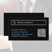 Virtual Assistant-Visitekaartjes met QR-code Visitekaartje