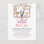 Virtual Baby shower Bedankt Briefkaart (Voorkant)