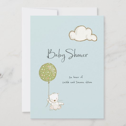Virtual Baby shower Beer voor jongen of meisje Save The Date (Voorkant)