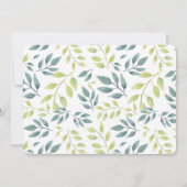 Virtual Baby shower schattig safari oerwoud dieren Kaart (Achterkant)