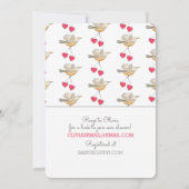 Virtual Baby shower Sweetest Mama Bird with Nest Kaart (Achterkant)