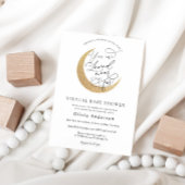 Virtual Baby shower Twinkle Star en Moon Kaart