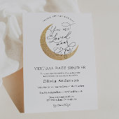 Virtual Baby shower Twinkle Star en Moon Kaart