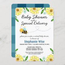 Virtual Bee Baby shower by Mail
