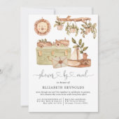 Virtual Boho Baby shower per Mail Invitation Kaart (Voorkant)