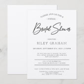 Virtual Bridal Shower-uitnodiging Kaart (Voorkant / Achterkant)