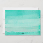 Virtual Christening / Baptism new Baby Invitation Feestdagenkaart (Achterkant)