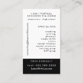 Virtual Coach-docent Visitekaartje (Achterkant)