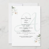 Virtual Elegant Foliage & Zee Glass Vrijgezellenfe Kaart (Voorkant)