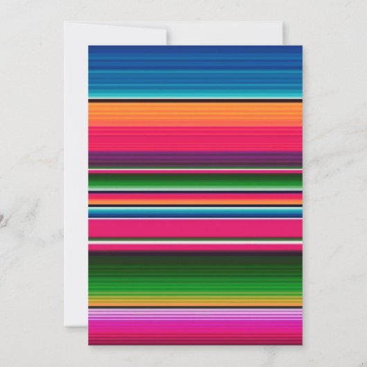 Virtual Fiesta Party Cinco de Mayo Kaart (Achterkant)