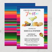Virtual Fiesta Party Cinco de Mayo Kaart (Voorkant / Achterkant)