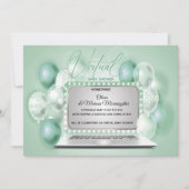 Virtual Gender Neutral Baby shower voor groene lap Kaart (Voorkant)