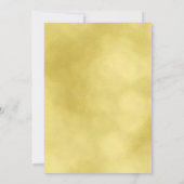 VIRTUAL Gold Minimal kerstfeest Kaart (Achterkant)