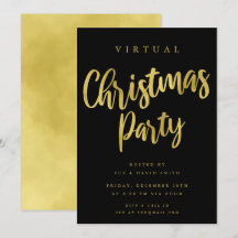 VIRTUAL Gouden Minimale Kerstvakantiefeest