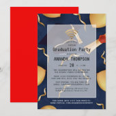 Virtual Graduation Party Kaart (Voorkant / Achterkant)