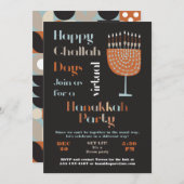 Virtual Happy Challah Day Hanukkah Party Kaart (Voorkant / Achterkant)
