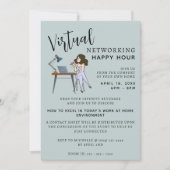 Virtual Happy Hour Uitnodiging (Voorkant)