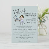 Virtual Happy Hour Uitnodiging (Staand voorkant)