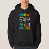 Virtual High School Rocks Back To School Hoodie (Voorkant)