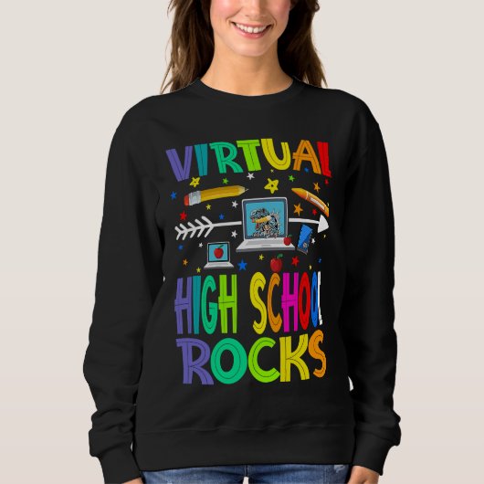 Virtual High School Rocks Back To School Trui (Voorkant)