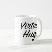 Virtual Hugs Friends Retro Koffiemok (Voorkant rechts)