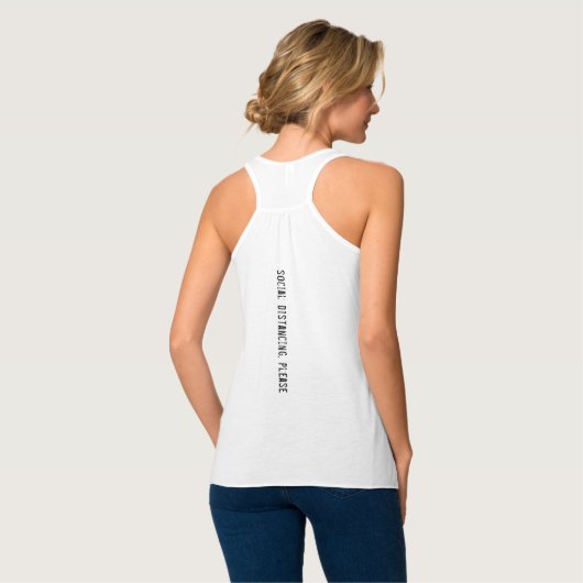 Virtual Hugs Tanktop voor sociale vervorming (Volledige Achterkant)