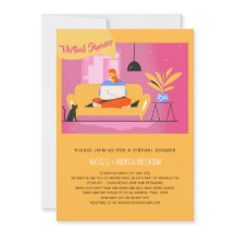 Virtual Invitation Baby of Vrijgezellenfeest, Birt