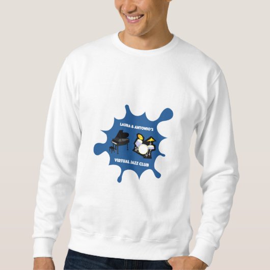 Virtual Jazz Club Mannen/Unisex Sweatshirt (Voorkant)