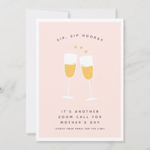 Virtual Lockdown Pandemic Funny Happy Moederdag Feestdagenkaart