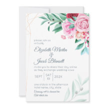 Virtual Modern Floral Wedding Rozen & Eucalyptus
