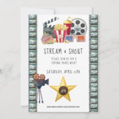 Virtual Movie Night-uitnodiging Kaart (Voorkant)