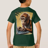 Virtual Oerwoud Call Monkey T-shirt (Achterkant)