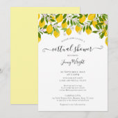 Virtual Online Bruids of Baby shower Citroenen Kaart (Voorkant / Achterkant)