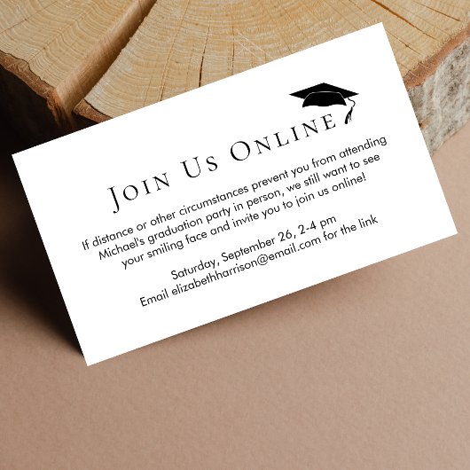 Virtual Online Graduation Party Enclosure Kaart