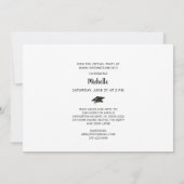 Virtual Online Graduation Party Script Foto Zwart Kaart (Achterkant)