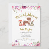 Virtual Online Long Distance Baby shower by Mail Kaart (Voorkant)