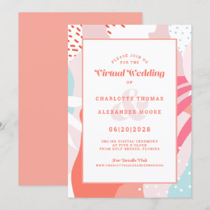 Virtual Online   Moderne koraalgeometrische Abstra Kaart