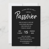 Virtual Passover Photo Invitation Kaart (Achterkant)