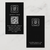 Virtual QR | Custom Digital Business Reward Link Klantenkaartje (Voorkant / Achterkant)