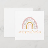 Virtual Rainbows Boho-Wenskaart verzenden (Voorkant / Achterkant)